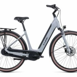 Vélo De Ville Électrique Cube Supreme Hybrid One 500 Easy Gris