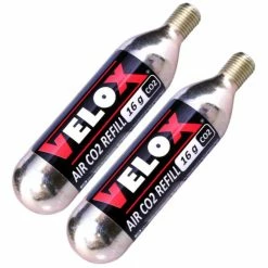 Cartouche CO2 VELOX Filetée 16gr (Lot De 2)