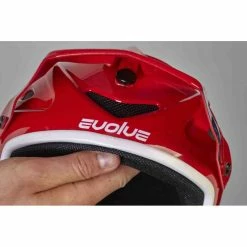 CASQUE BMX INTEGRAL EVOLVE STORM GLOSS RED -Magura Soldes casque bmx integral evolve storm gloss red 5
