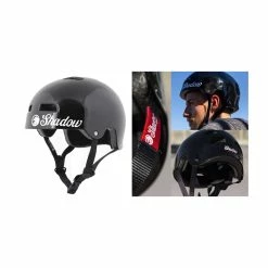 CASQUE SHADOW BMX CLASSIC GLOSS BLACK