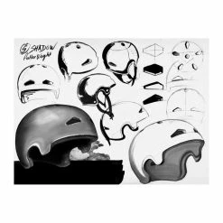 CASQUE SHADOW BMX FEATHERWEIGHT MATTE BLACK (IN MOLD) -Magura Soldes casque shadow bmx featherweight matte black in mold 3