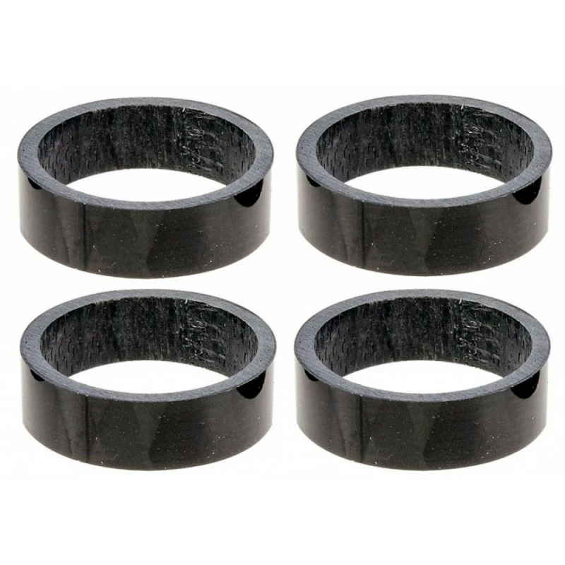 Entretoises Carbon UD 1-1/8" - 10mm X4 3 Entretoises Carbon UD 1-1/8" - 10mm X4