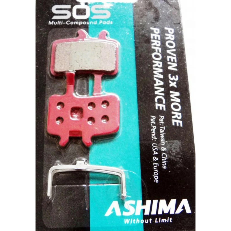 Plaquettes De Frein Ashima AVID JUICY SOS 3 Plaquettes De Frein Ashima AVID JUICY SOS